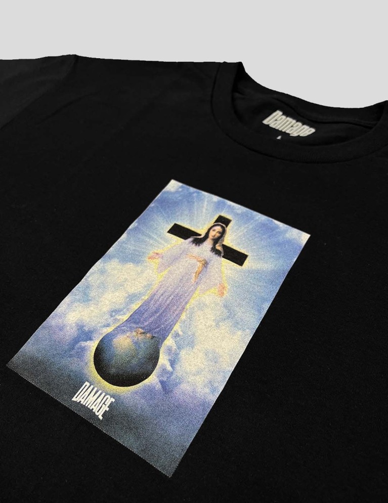 T-shirt DAMAGE divine tee black